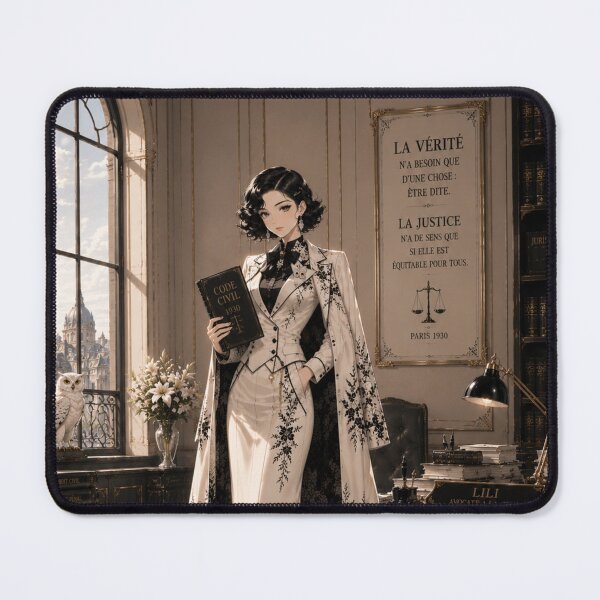 Item preview, Lili – Super Lawyer of the 1930s | Elegance, Justice, and Truth designed and sold by Chamalion.