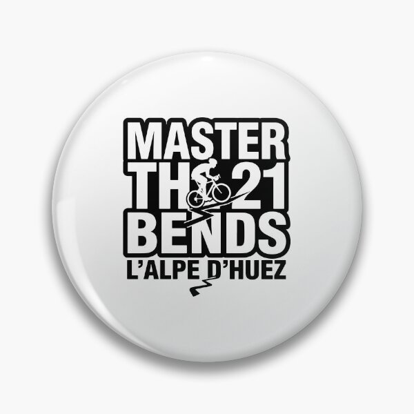 Item preview, Master the 21 Bends L'Alpe d'Huez Cycling designed and sold by mergmart.