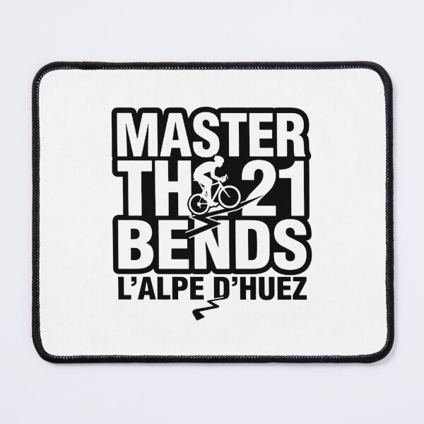 Item preview, Master the 21 Bends L'Alpe d'Huez Cycling designed and sold by mergmart.