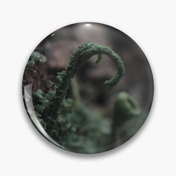 Item preview, Moody Curled Forest Lichen Macro Photography designed and sold by vikko-art.