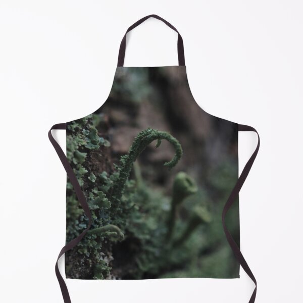 Item preview, Moody Curled Forest Lichen Macro Photography designed and sold by vikko-art.