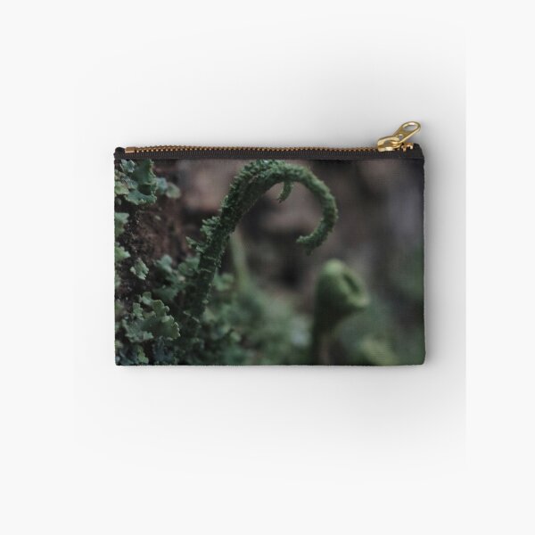 Item preview, Moody Curled Forest Lichen Macro Photography designed and sold by vikko-art.