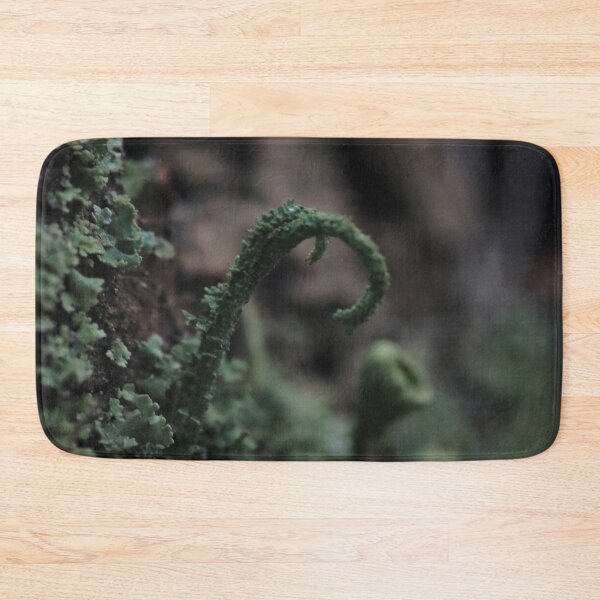 Item preview, Moody Curled Forest Lichen Macro Photography designed and sold by vikko-art.