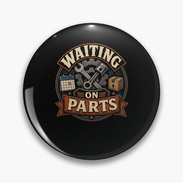Item preview, WAITING ON PARTS Mechanic Auto Repair Engine designed and sold by snowry.