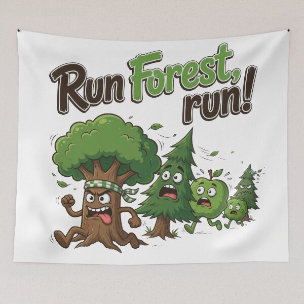 Item preview, Run Forest, Run! designed and sold by tomperys.