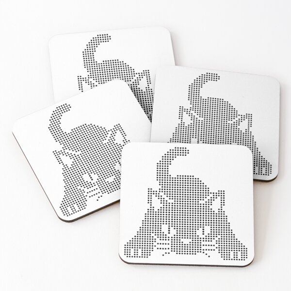 Item preview, Pixel Dot Cat Minimalist Retro Cat Art designed and sold by Zibaldone Design.