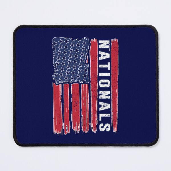 Item preview, Vintage Nationals Distressed US Flag Sports Fans Team Spirit designed and sold by RockTheFeal.