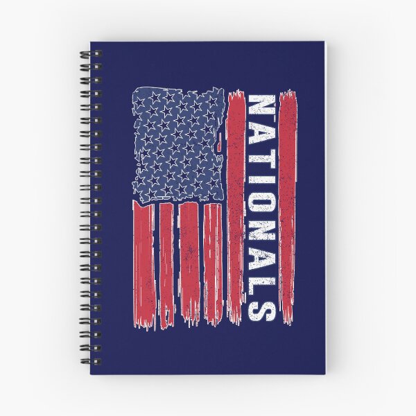 Item preview, Vintage Nationals Distressed US Flag Sports Fans Team Spirit designed and sold by RockTheFeal.