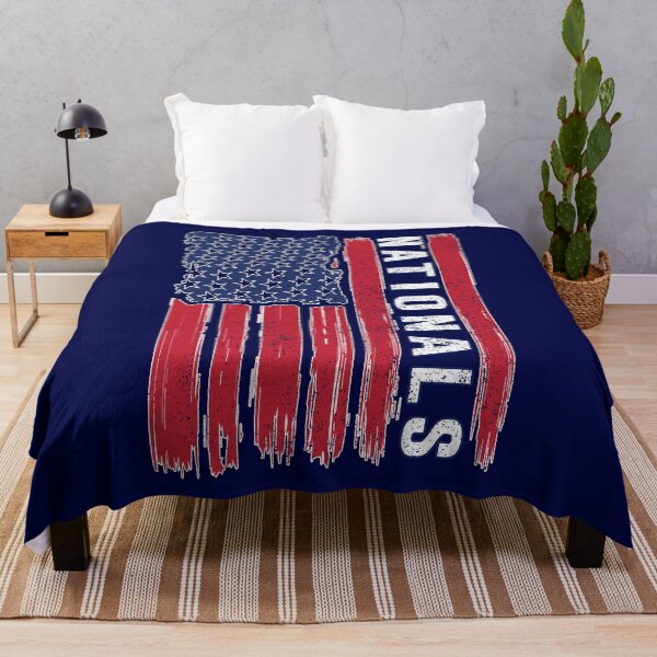 Item preview, Vintage Nationals Distressed US Flag Sports Fans Team Spirit designed and sold by RockTheFeal.