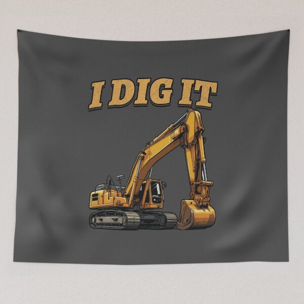 Item preview, I Dig It Excavator Shirt Funny Heavy Equipment Operator T-Shirt designed and sold by Operator Style Wear.