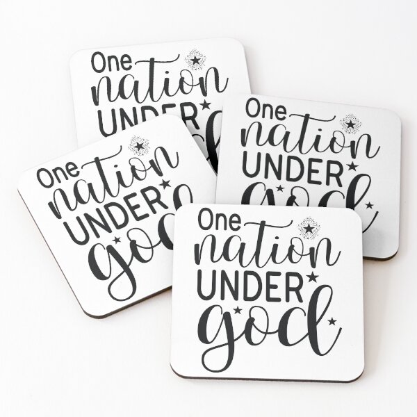 Item preview, One Nation Under God - 4th Of July Quotes Retro Vintage USA Patriotic Christian Faith Gift designed and sold by FuzionRaptor.