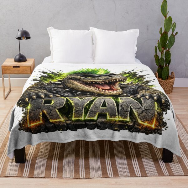Item preview, Ryan – Punk Crocodile Legend | Personalized 3D Cartoon Design designed and sold by AlexLineArt.