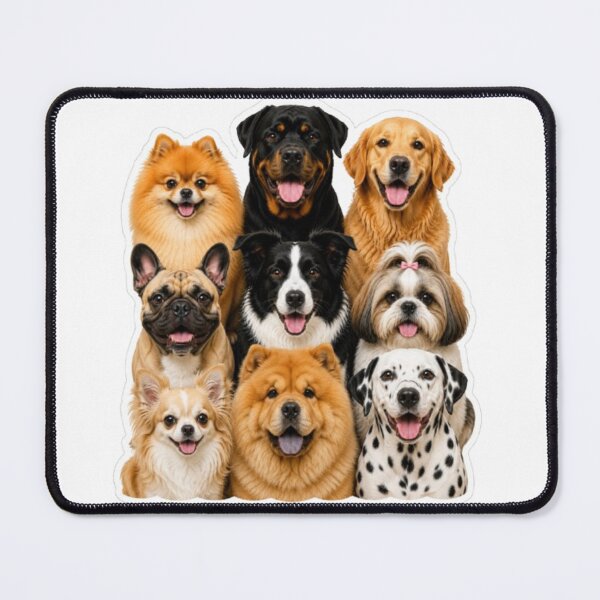 Item preview, Happy Dog Breeds designed and sold by Snurly.