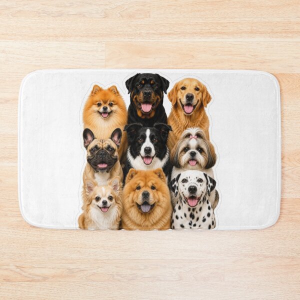 Item preview, Happy Dog Breeds designed and sold by Snurly.