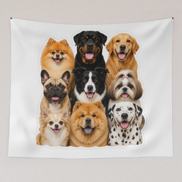 Item preview, Happy Dog Breeds designed and sold by Snurly.