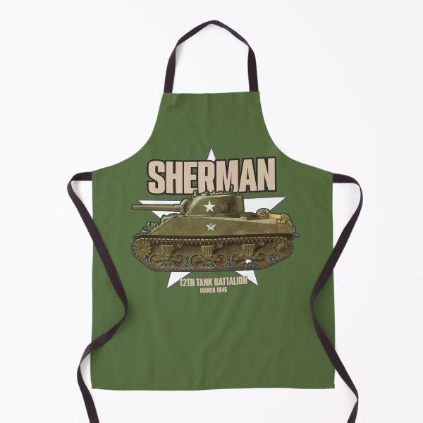 Item preview, Sherman Tank M4A3 WW2 - 12th Tank Battalion designed and sold by elcarnero.