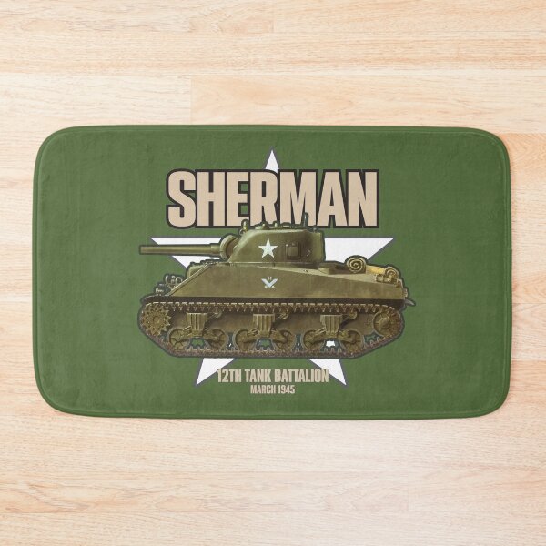 Item preview, Sherman Tank M4A3 WW2 - 12th Tank Battalion designed and sold by elcarnero.