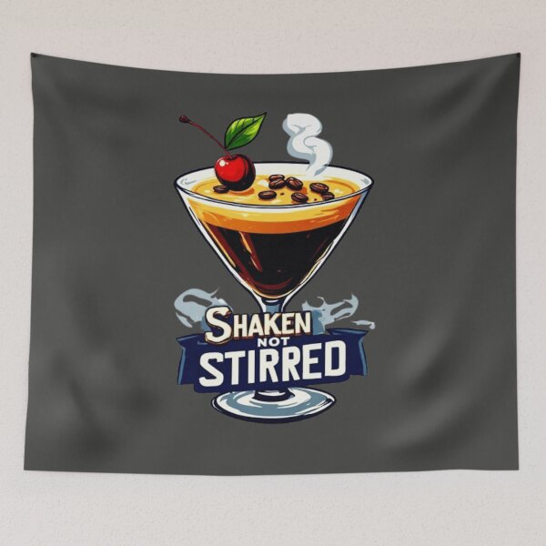 Item preview, 007 Agent Espresso Martini Shaken Not Stirred James Bond Style Vintage 02 designed and sold by Shift-Bloom.