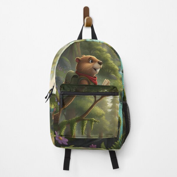 Item preview, Happy Beaver Adventures – First Look at Whispering River designed and sold by Clothes With Smiling Animals Walt Gral.