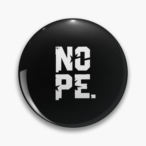 Item preview, NOPE. – Minimalist vintage grunge typographic design designed and sold by RedHDesign.