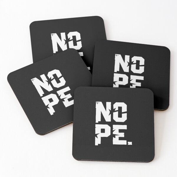 Item preview, NOPE. – Minimalist vintage grunge typographic design designed and sold by RedHDesign.