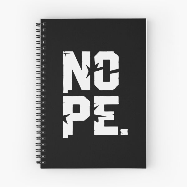 Item preview, NOPE. – Minimalist vintage grunge typographic design designed and sold by RedHDesign.