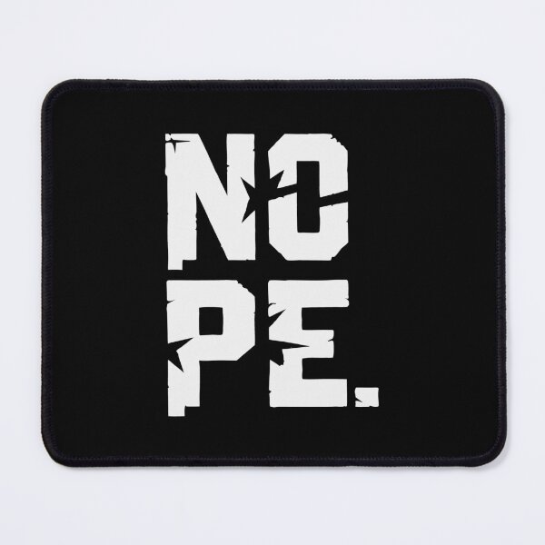 Item preview, NOPE. – Minimalist vintage grunge typographic design designed and sold by RedHDesign.