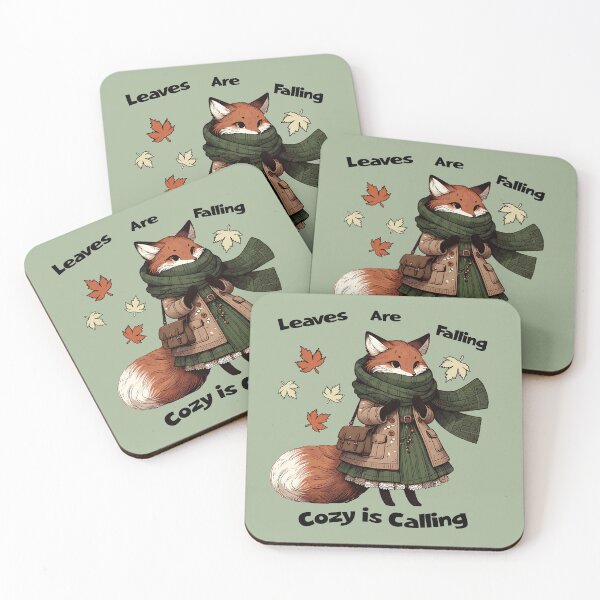 Item preview, Cute Cottagecore Fox in Cozy Autumn Outfit | Woodland Fall Aesthetic Design designed and sold by Sachie's Studio.