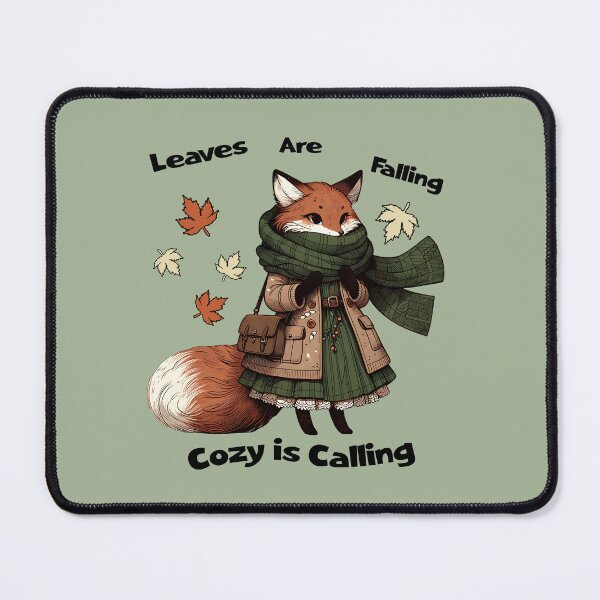 Item preview, Cute Cottagecore Fox in Cozy Autumn Outfit | Woodland Fall Aesthetic Design designed and sold by Sachie's Studio.