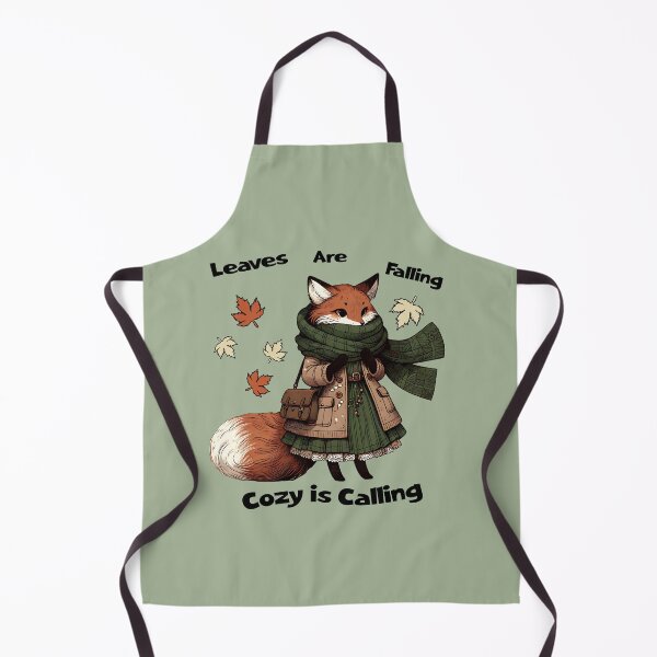 Item preview, Cute Cottagecore Fox in Cozy Autumn Outfit | Woodland Fall Aesthetic Design designed and sold by Sachie's Studio.