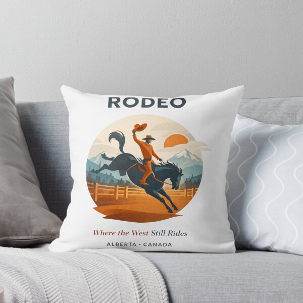 Item preview, Cowboy Rodeo Alberta Canada Vintage Western Spirit designed and sold by Eclipse 3699.