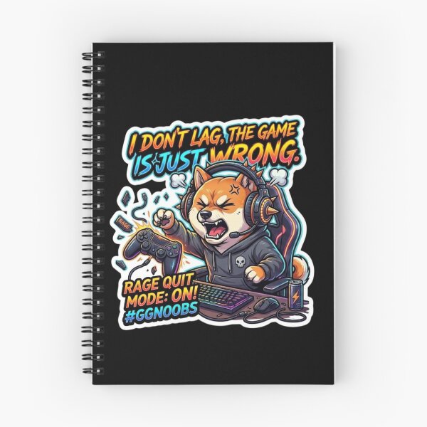 Item preview, Funny Gaming Shiba Inu - I Don't Lag Sarcastic Gamer Sticker designed and sold by Amituniqart.