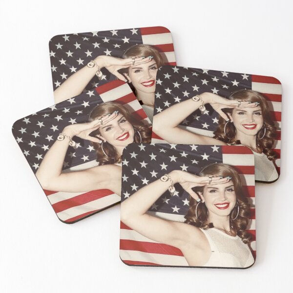 Item preview, american flag lana inspired 'sticker' designed and sold by dandelionzone.