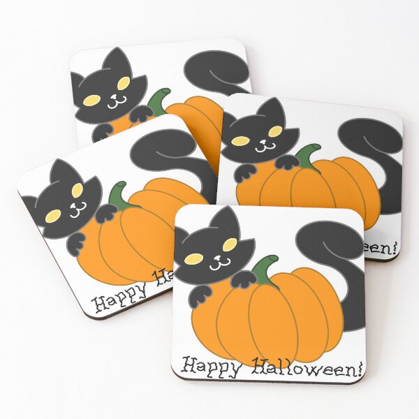 Item preview, Happy Halloween Pumpkin and Cat designed and sold by ohdormouse.
