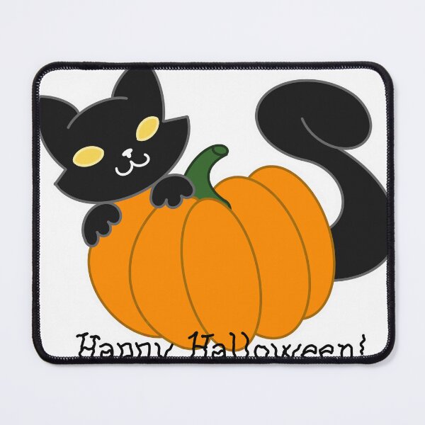 Item preview, Happy Halloween Pumpkin and Cat designed and sold by ohdormouse.
