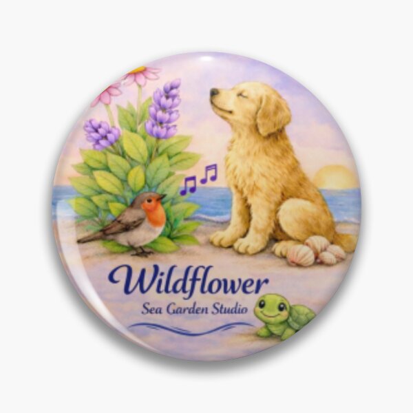 Item preview, Business Logo designed and sold by Wildflower Sea Garden Studio.