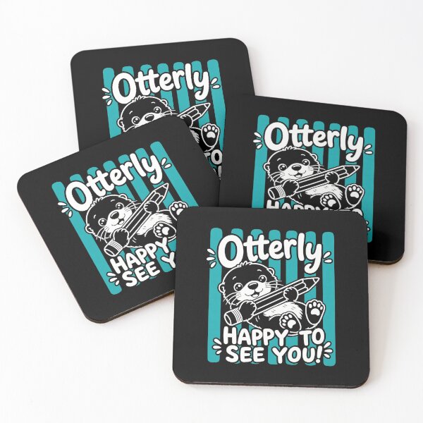 Item preview, Otterly Happy to See You Cute Otter Back to School designed and sold by clothesy7.