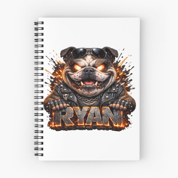 Item preview, Ryan – Rebel Bulldog Legend | Personalized 3D Cartoon Design designed and sold by AlexLineArt.