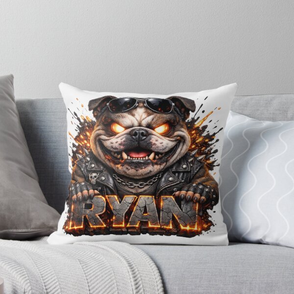 Item preview, Ryan – Rebel Bulldog Legend | Personalized 3D Cartoon Design designed and sold by AlexLineArt.