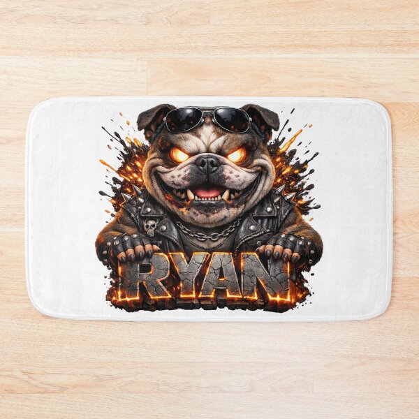 Item preview, Ryan – Rebel Bulldog Legend | Personalized 3D Cartoon Design designed and sold by AlexLineArt.