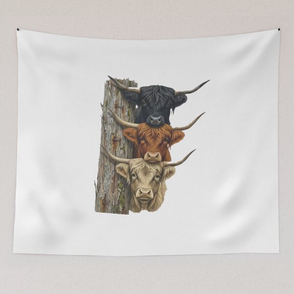 Item preview, Highland Cow Trio designed and sold by Gbriel3.