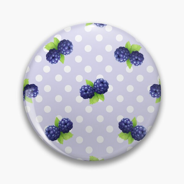 Item preview, Cute Blackberry Slices & Pastel Lavender Polka Dot designed and sold by A-lumirite.