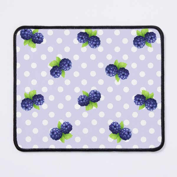 Item preview, Cute Blackberry Slices & Pastel Lavender Polka Dot designed and sold by A-lumirite.
