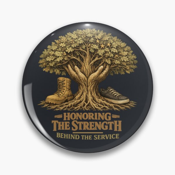 Item preview, Honoring the Strength Behind the Service designed and sold by PunchDrop.