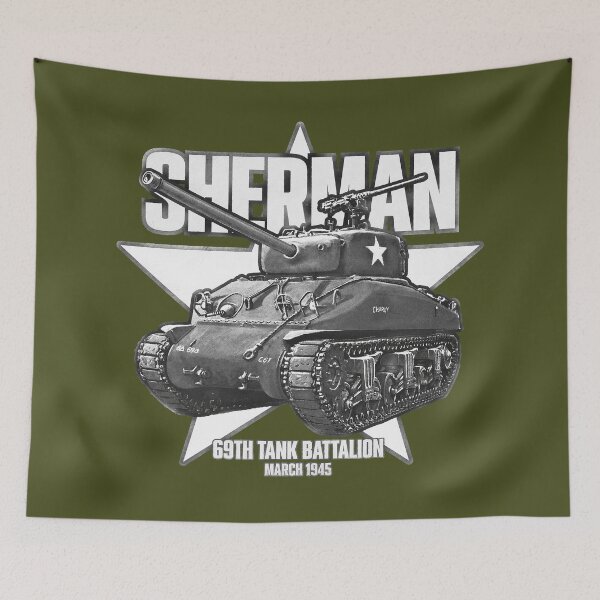 Item preview, Roll into History with the Sherman Tank WW2 designed and sold by elcarnero.