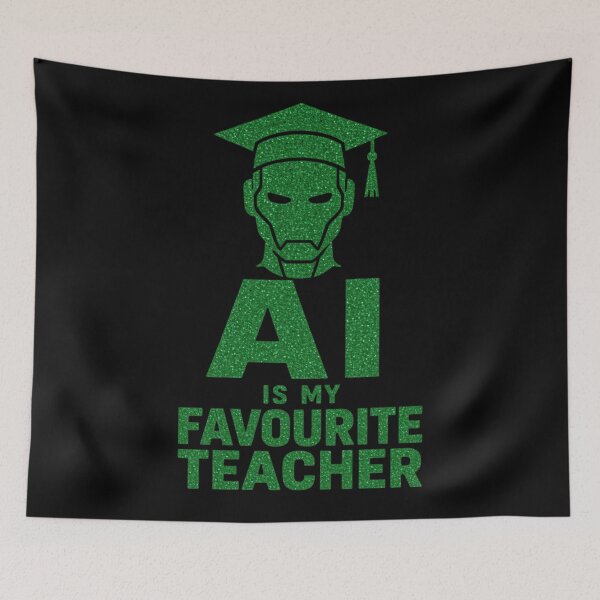 Item preview, AI Is My Favorite Teacher - Funny AI Takeover Future School Robot Teacher  designed and sold by TEEJAMBOREE.