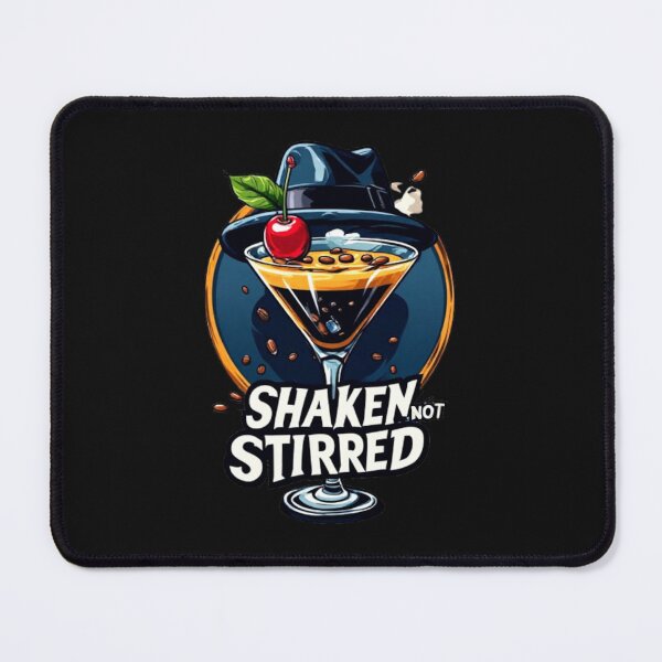 Item preview, 007 Fedora Hat Espresso Martini Shaken Not Stirred James Bond Vintage designed and sold by Shift-Bloom.