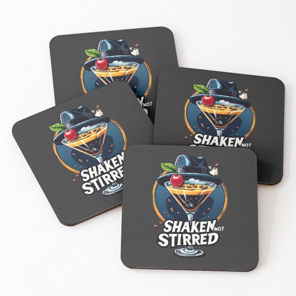 Item preview, 007 Fedora Hat Espresso Martini Shaken Not Stirred James Bond Vintage designed and sold by Shift-Bloom.
