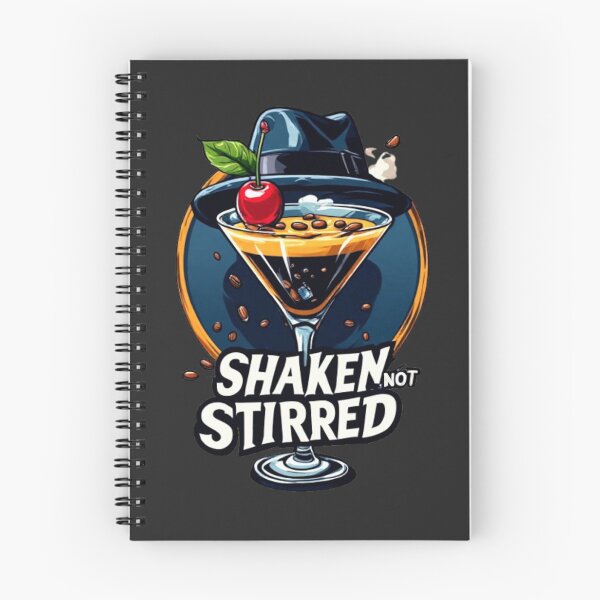Item preview, 007 Fedora Hat Espresso Martini Shaken Not Stirred James Bond Vintage designed and sold by Shift-Bloom.