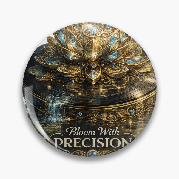 Item preview, Bloom With Precision – Steampunk Lotus Vinyl Record designed and sold by NarpLTD.